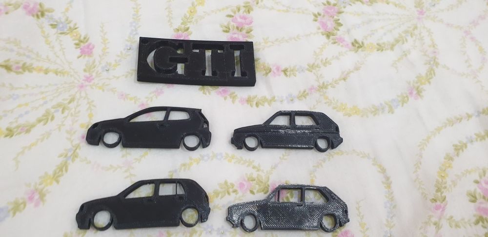 Pvc ключодържателчета VW GOLF 1,2,4,5