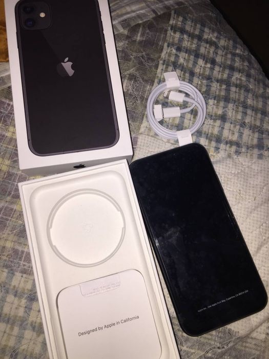 Айфон 11 черный 128 гб