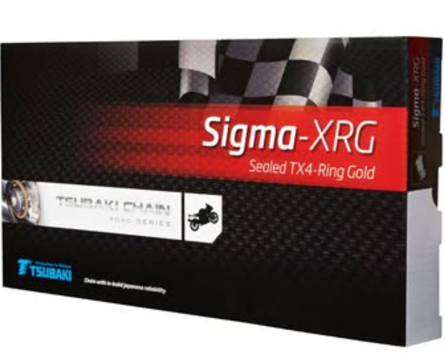 Верига за мотор Tsubaki 525 Sigma X-Ring Gold Chain 110