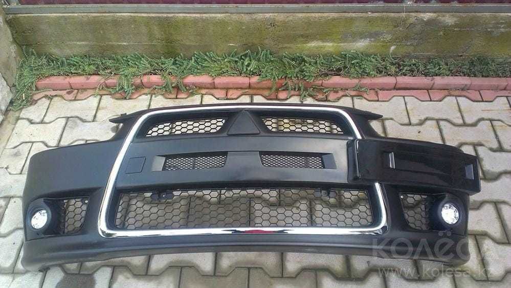 Молдинг бампера лансер 10