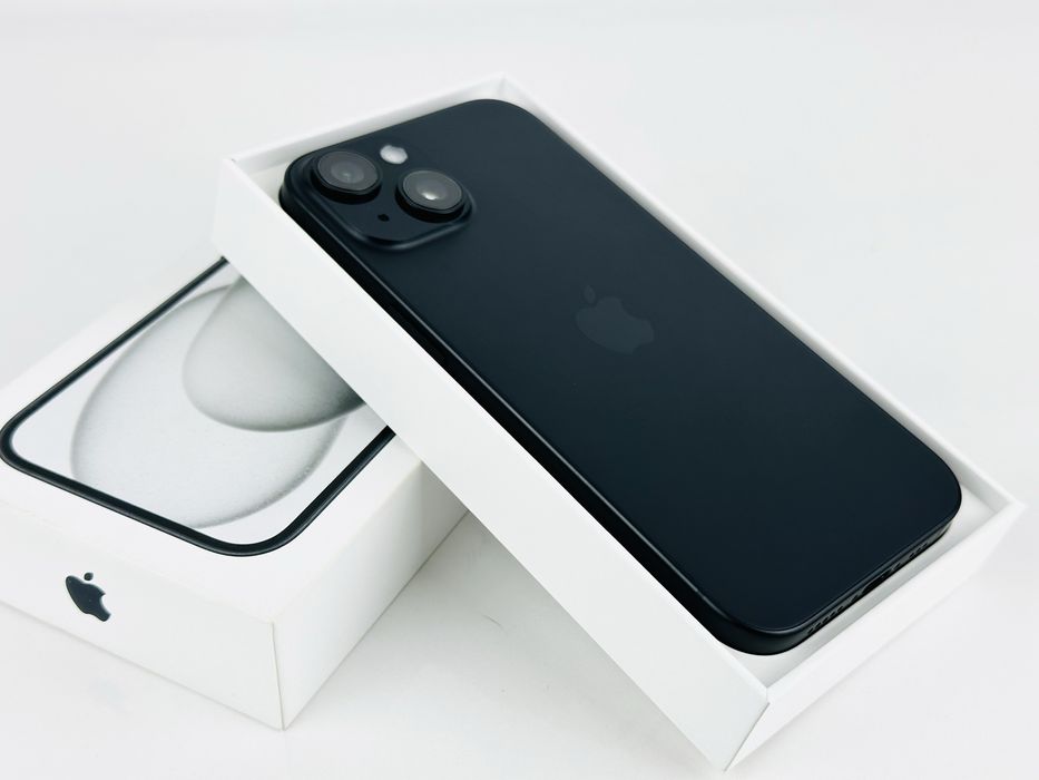 Apple iPhone 15 128GB Black 100% Батерия! Гаранция!