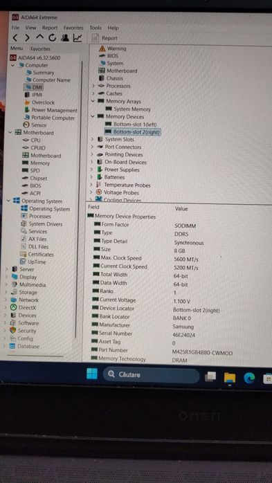 Samsung RAM 16GB DDR5 5600MHz