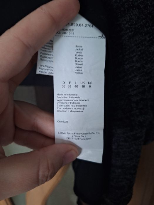 Cardigan S.Oliver marimea S/M