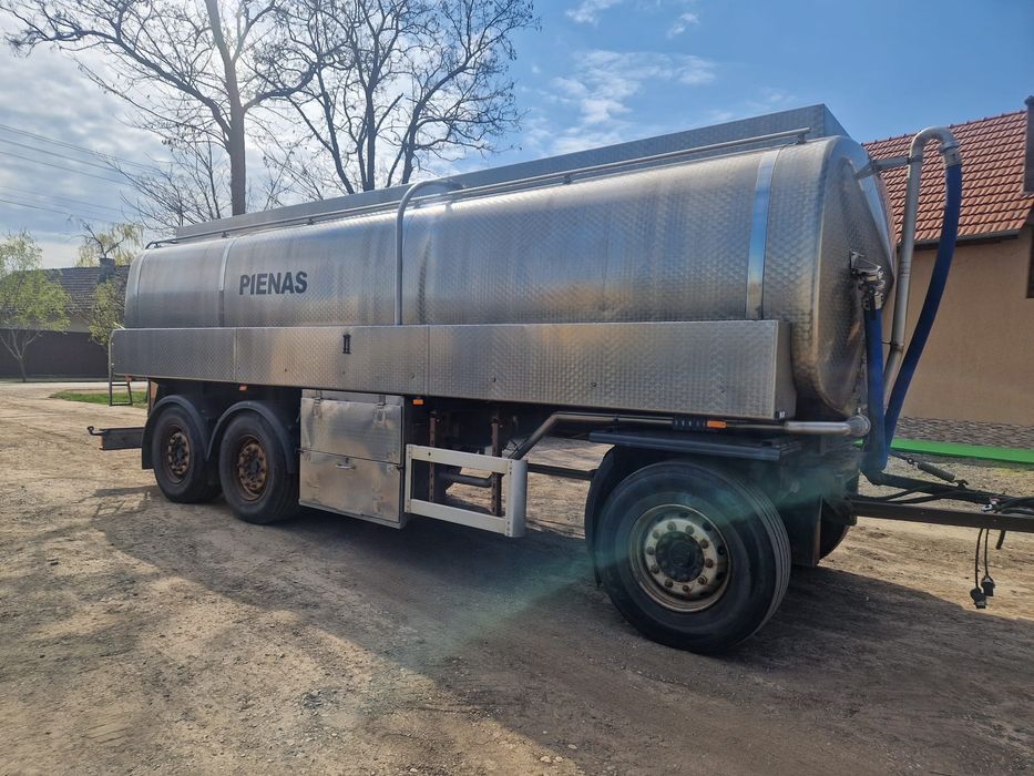 Cisternă apă UAN   lapte inox 19500l pentru  agricultura
