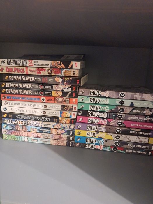 Манга | kaiju no.8 | dr. Stone | the promised neverland