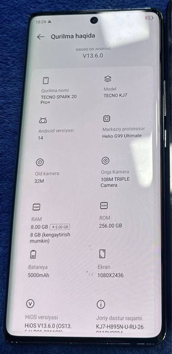 Techno SPARK 20 pro + 5g