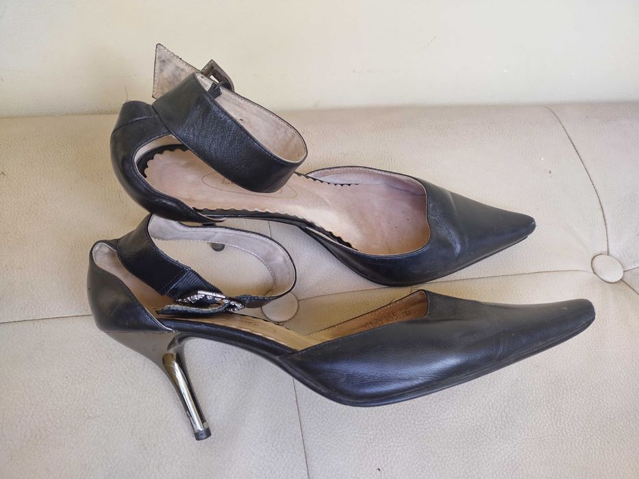 Обувки с ток Luis Cardy естествена кожа