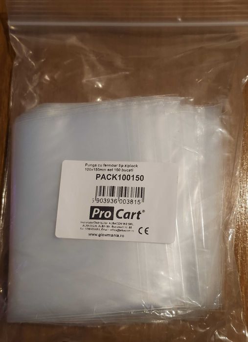 Pungi cu fermoar tip Zip, seturi de 100 bucăți (2)