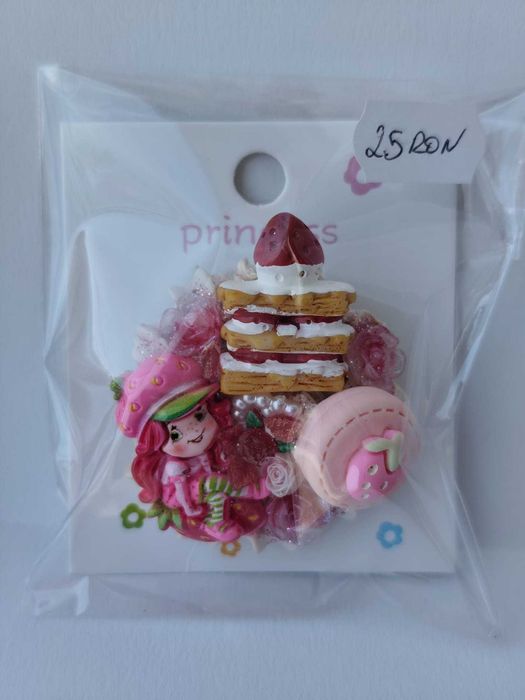 Pop socket telefon Strawberry Shortcake – handmade