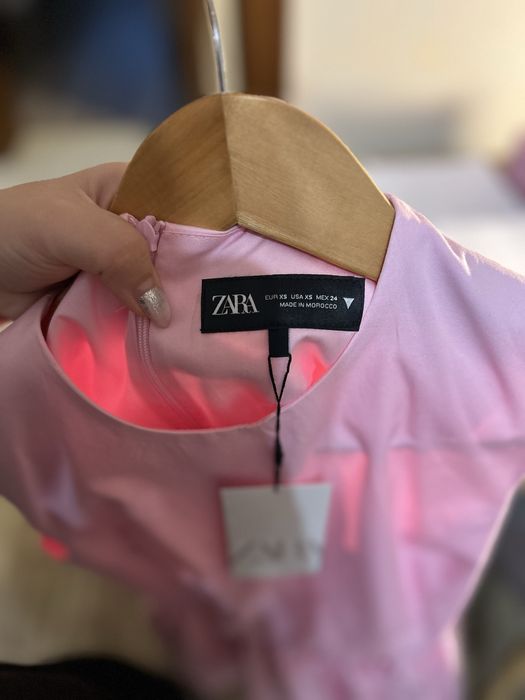 Рокля ZARA. Бебешко розово.