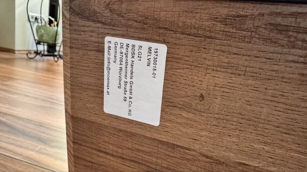 Masuta de cafea MELVIN  negru, Moemax, culoare lemn stejarmetal, material pe bază de lemnLățime/Înălțime/Adâncime: 110/40/60 cm