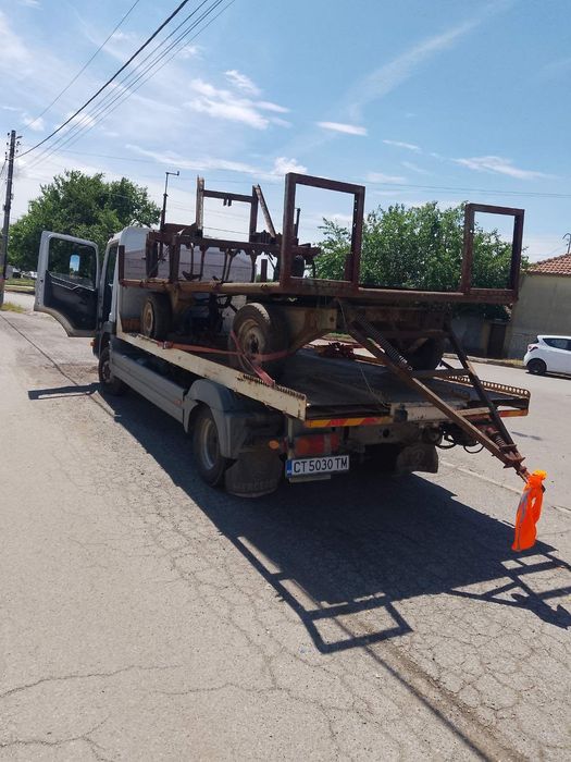 Товарно ремърке и чизел