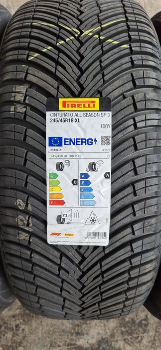 4 anvelope M+S noi Pirelli 245/45/18,dot 2025.Pretul este pe bucata.