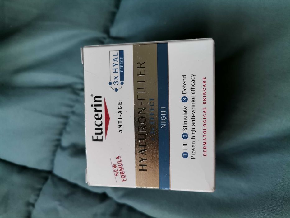 Eucerin hyaluron filler нощен крем за лице юсерин нов