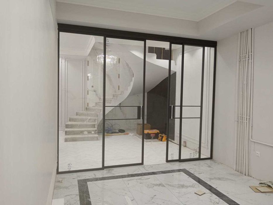 Раздвижные двери и перегородки в стиле лофт