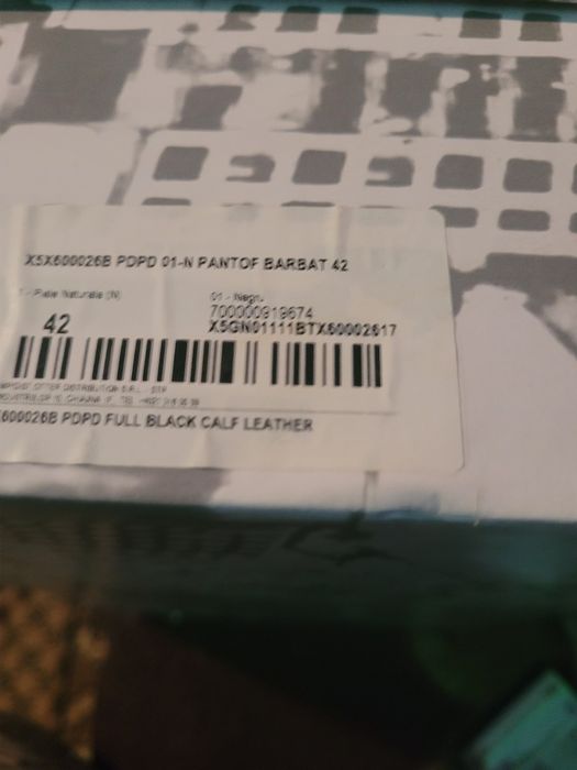 Pantofi negri barbati piele naturala