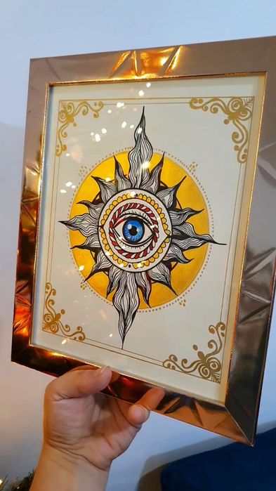 Магическа картина-амулет, ръчна изработка