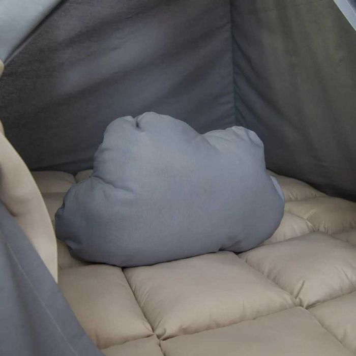 Вигвам детский с ковриком LiliKids Стальной