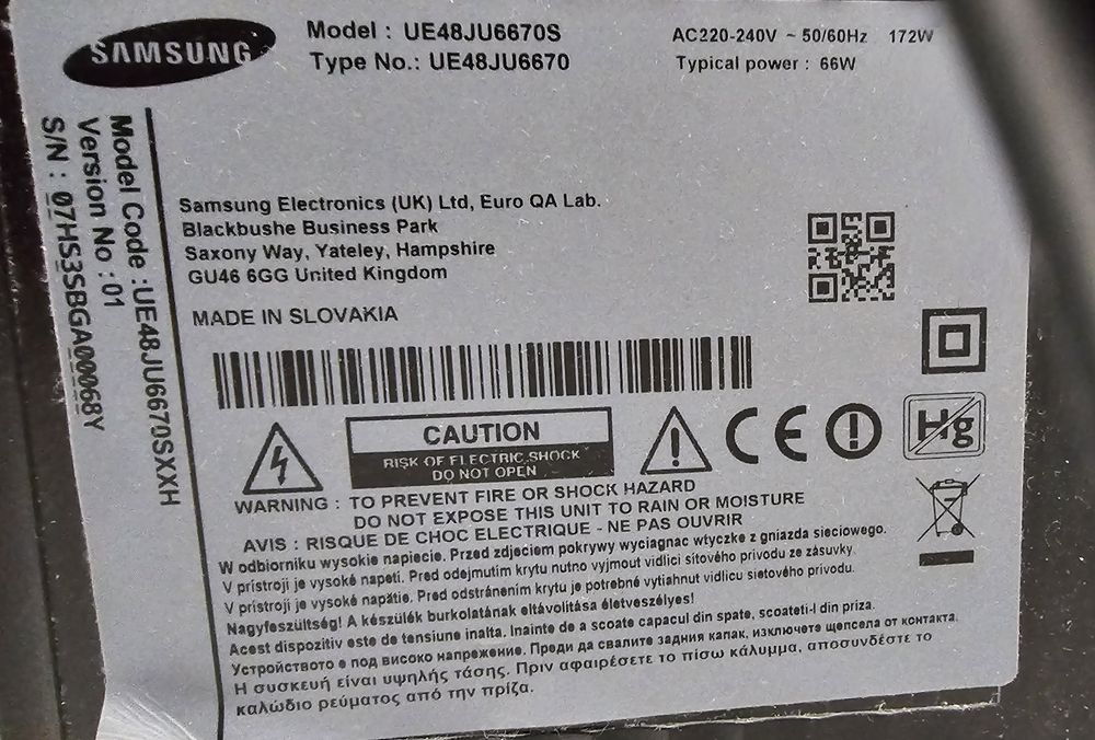 4К UHD TV Samsung UE48JU6670S
