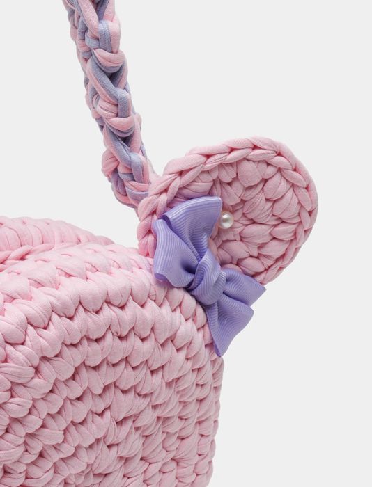 Вязаная детская сумка "Микки Маус" ручная работа