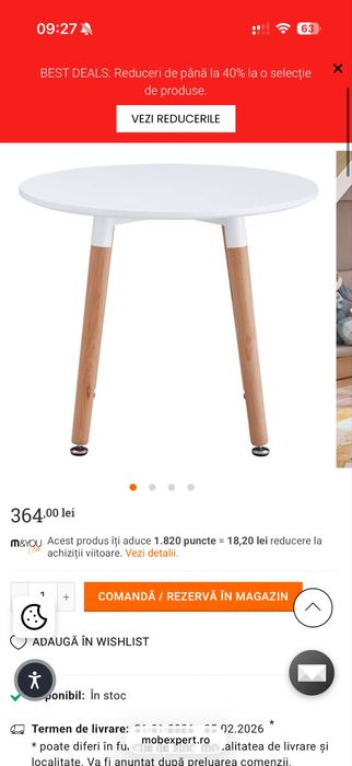 Masuta si 2 scaune copii Mobexpert (set)