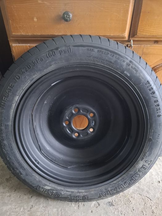 Vând Roata Rezerva Slim Ford Focus T125/85/R16