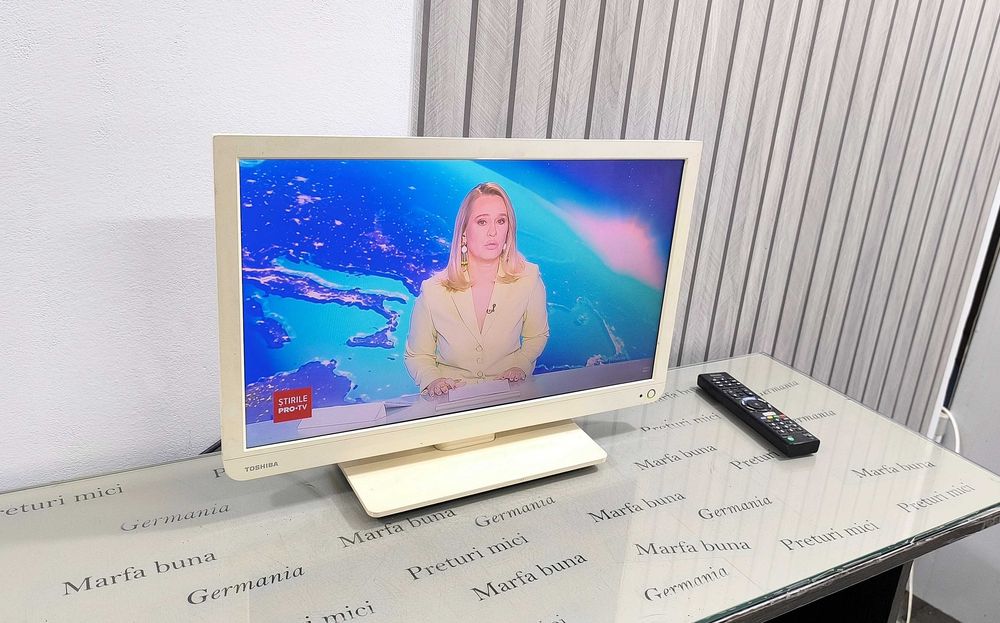 Televizor LED Toshiba 22L1334G Alb 22 Inch 56 cm Import Germania