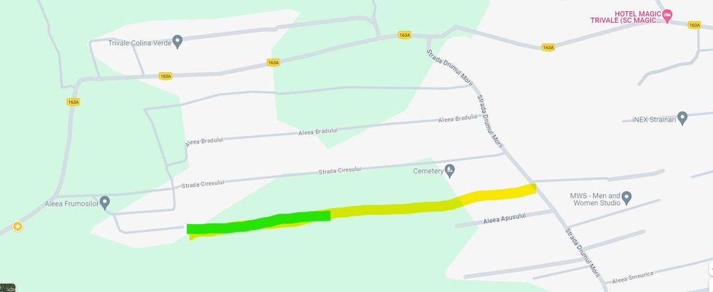 Vand loturi 500 mp teren INTRAVILAN, Pitesti Trivale, deschidere 20 m