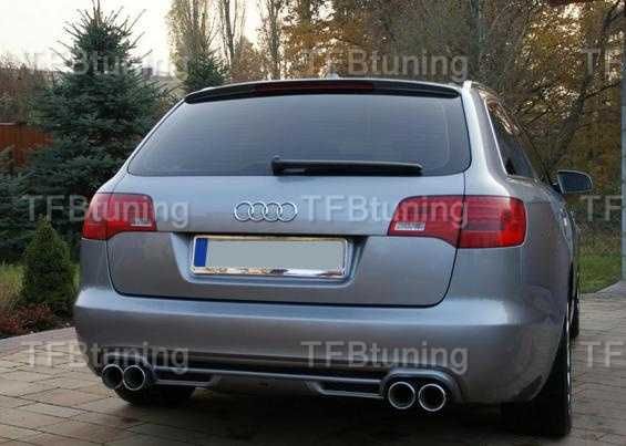Difuzor bara spate AUDI A6 C6 Avant 2005-2009 SLINE S LINE S6 ver 2