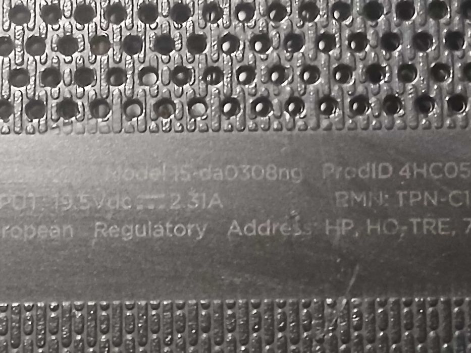 Vand laptop HP 15da
