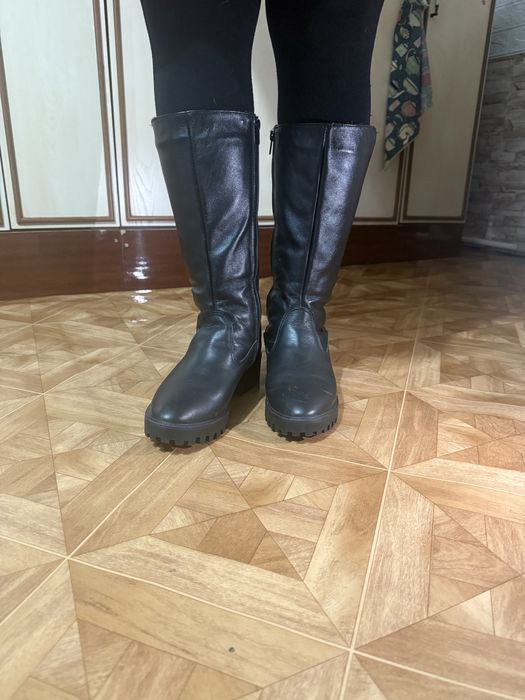 Сопоги зимние кожаные
