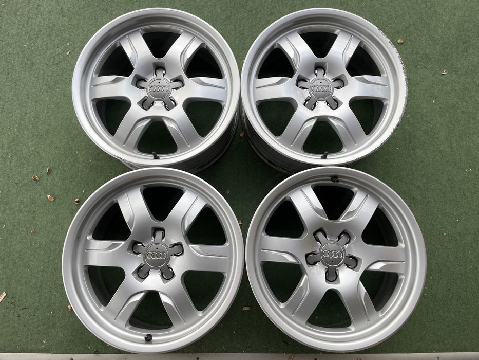 4бр. Отлични 17” Оригинални Джанти 5х112 за -AUDI- 7,5Jx17H2, ET28