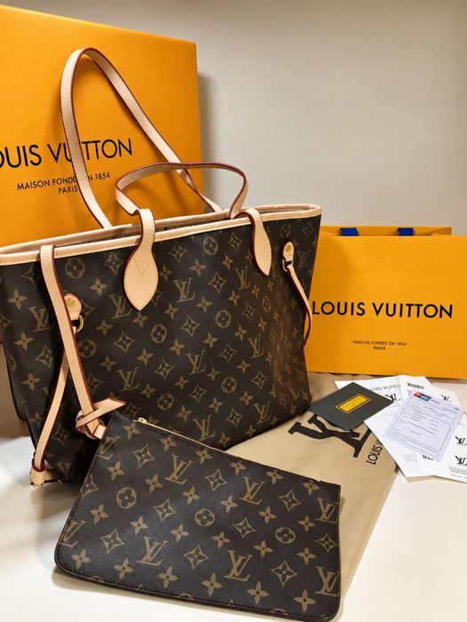 Geantă/Poșetă Louis Vuitton Neverfull Monogram PINK 45x26x12cm