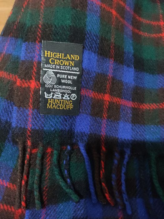 Fular din lână Highland Crown Made in Scotland