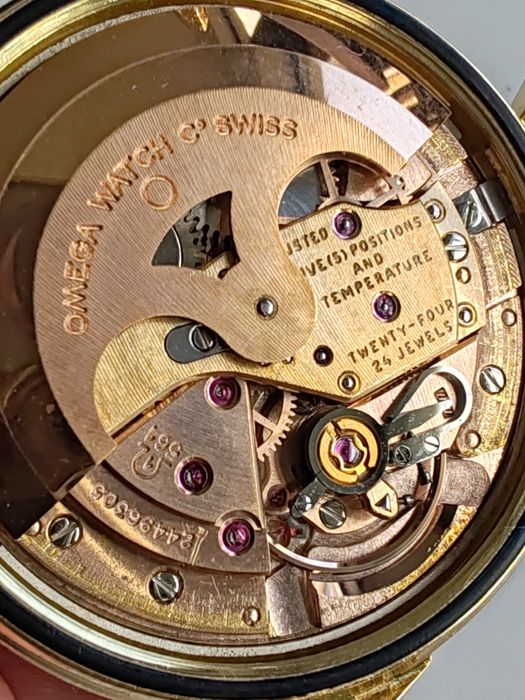 Ceas Omega Constellation Pie Pan Automatic Chronometer Aur 18k Funcționează impecabil!