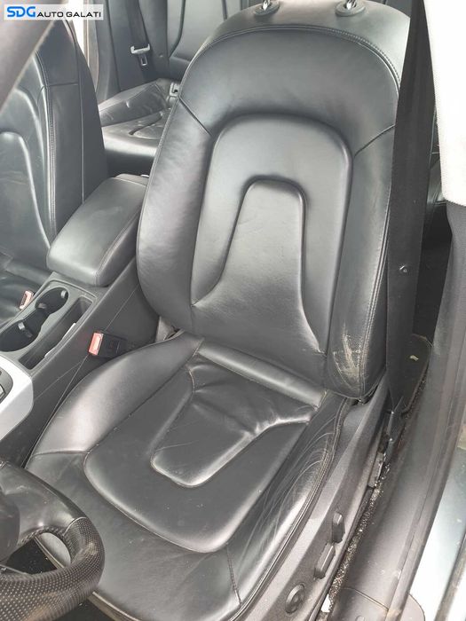 Scaun Stanga Fata Sofer Piele Neagra S-Line Electric Fara Incalzire Audi A5 Sportback 2008 - 2016 [C5534]