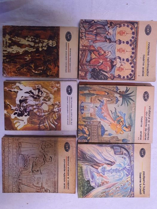 1001 de nopti prima editie integrala 14volume Basme Arabe,Turcesti etc
