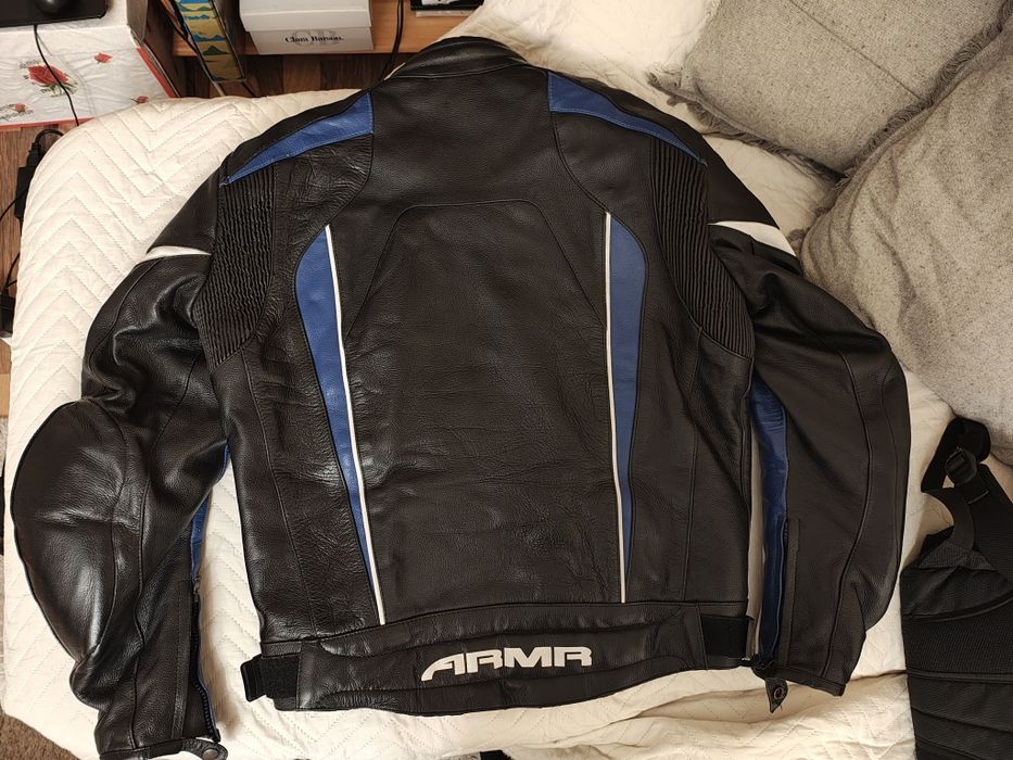 Кожено мото яке ARMR Moto, размер 44 (L/XL), отлично състояние