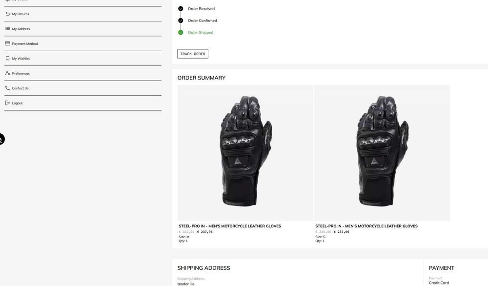 Manusi moto Dainese Steel Pro In M si S noi