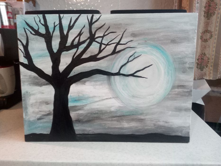 Зимно утро картина