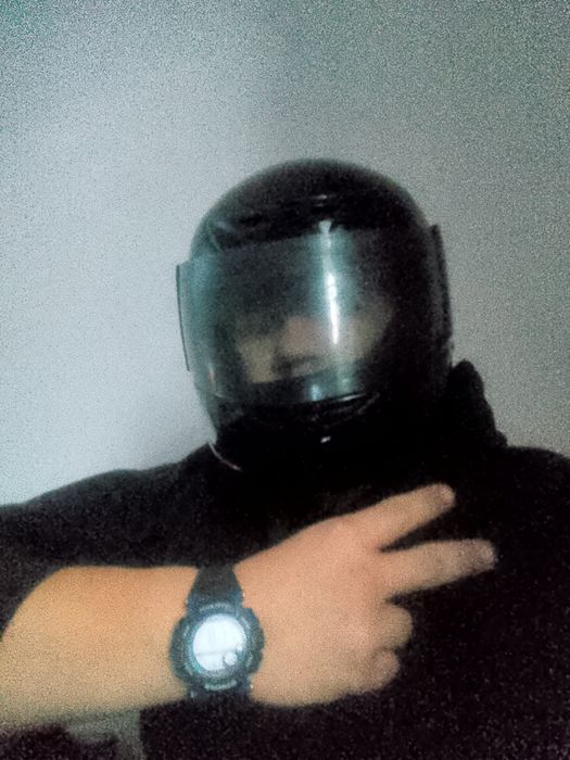 Мотошлем подержанном состоянии