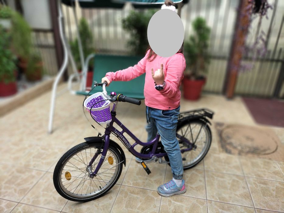 Bicicleta copii cu roti ajutatoare