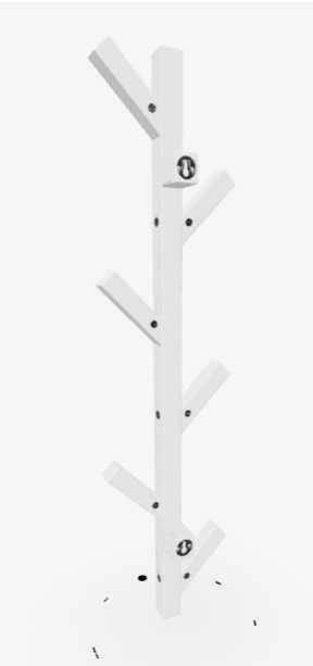 TJUSIG Cuier, alb, 78 cm IKEA sigilat