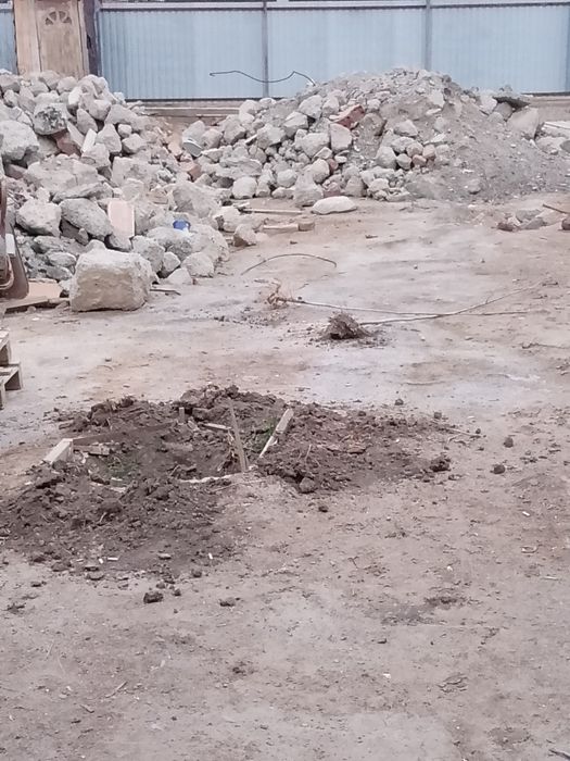 Отходы щебень   песок