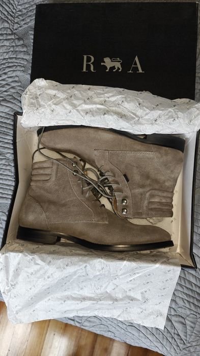 Мъжки боти Rage Age, сив велур, 43