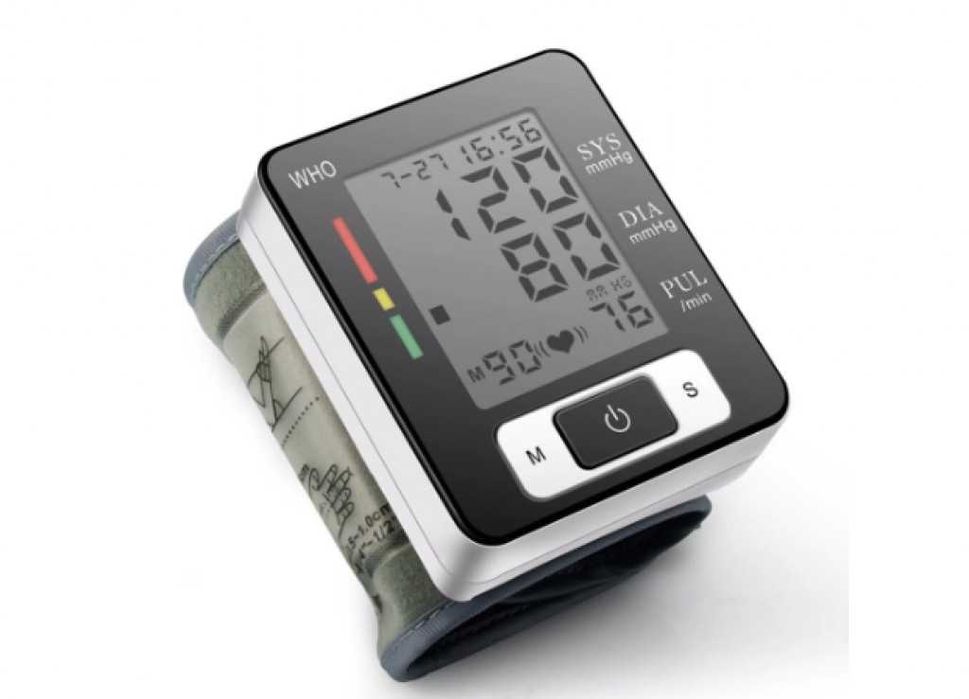 Апарат за кръвно налягане UKC BLPM-29, За китка, LCD дисплей