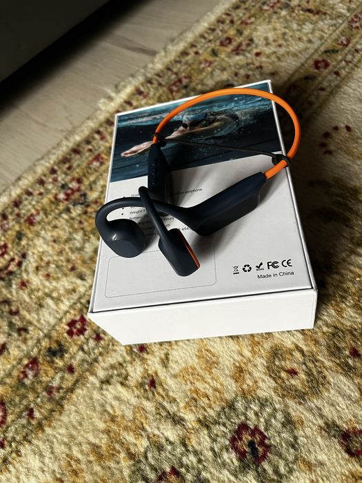 Casti alergat, inot, conductie osoasa, 32GB, waterproof