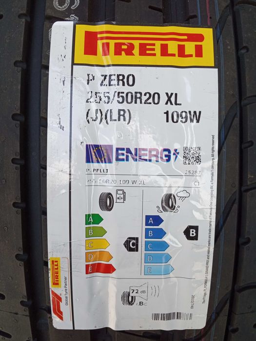 4 Нови летни гуми 255/50R20 Pirelli P Zero (J) (LR)  XL 109W DOT0225