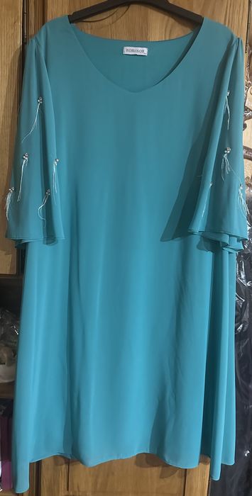 Rochie turcoaz verde