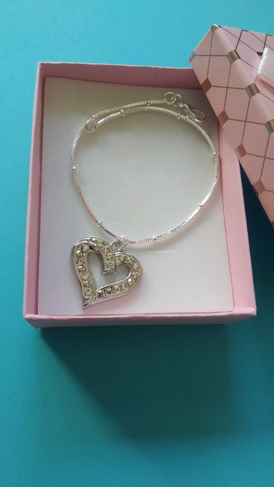 Масивен,сребърен ланец, за дама / момче/момиче.Масивна сребърна гривна